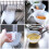 2Pcs Simple Design Bowls Baking and Marinating with Transparent Material 7