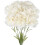 Røde kunstige nelliker – 8 stk. silkeblomster, 60 cm stilker 1