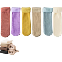 Luviess Fleece-Socken für Damen, wärmend, aus Samt, 1 Paar
