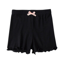 Girls Leggings, Shorts for Girls, Children Summer Leggings Shorts Girls Solid Elastic Waist Bow Short Pants Medium-sized Children's Outerwear Pants