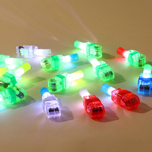 16pcs LED Luminous Finger Light, Projection Finger Light, Projection Light Multicolor 2