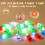 LED-fingerlys 16 stk. – Rød Hvid Blå Grøn 5