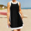 Damen Sommer-Freizeit-Shorts-Set, Schwarz, XL 8