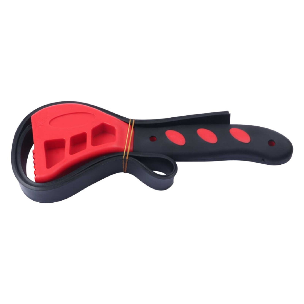 Multi Functional Belt Wrench, Adjustable Bottle Opener Tool, Rubber Filter Universal Wrench, Automotive Repair Equipment Set 9110895521076