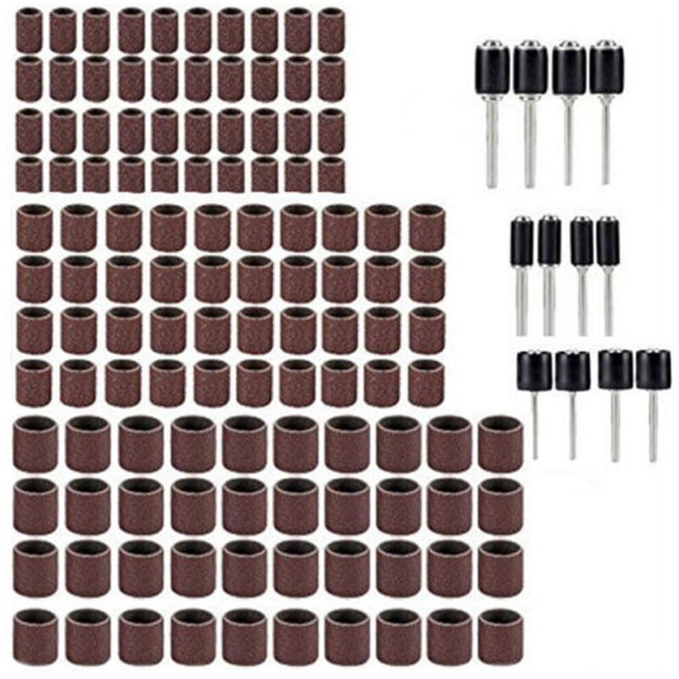 Rubber Mandrel Sanding Drum Kit For Dremel Â 120Pcs 9329345449666