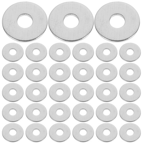BESTYASH Edelstahl-Flachscheiben, 100 Stück 1