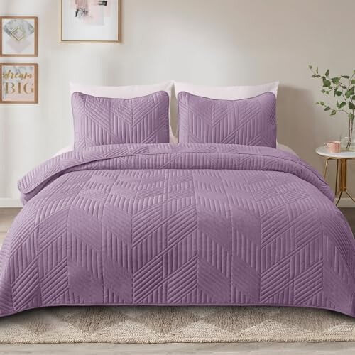 Ultralyd Geometrisk Dynesæt Dusty Lavender Queen 1