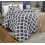 Ensemble de couette 2 pièces en microfibre grise imprimée pour lit simple 1