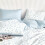 Floral Comforter Set White Blue Shabby Chic 3-Piece Twin 6