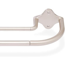 Sötét bronz ívelt függönyrúd 88–120 hüvelyk