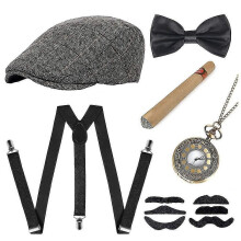 (set1)Old Man Costume Accessories Set 1920s-e