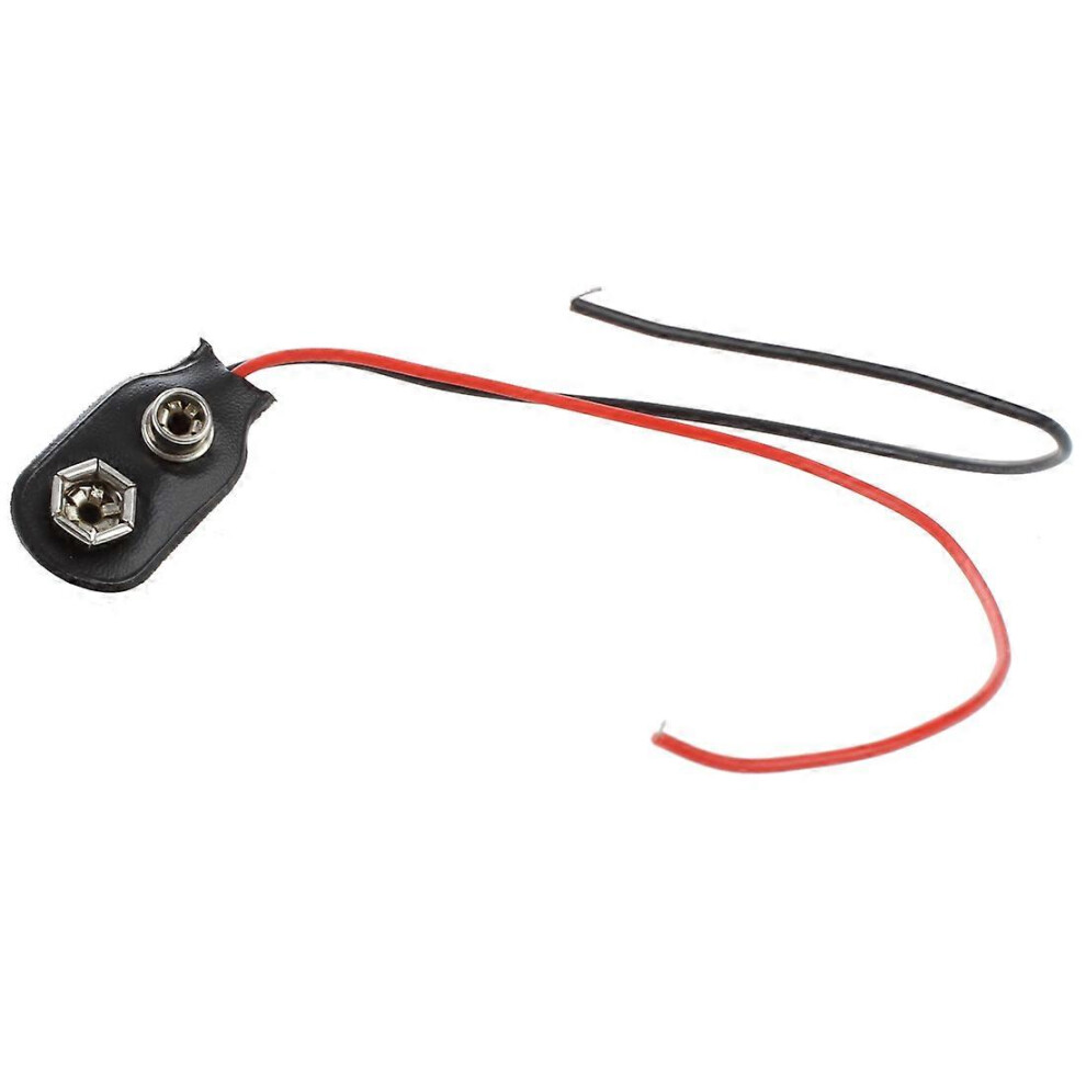 10Pcs Pp3 Mn1604 9V 9 Battery Holder Clip Snap On Connector Cable Lead 8658788292067