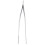 5.9" Long Silver Tone Bent Curved Tip Tweezers Forceps Plier Hand Tool 4