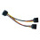 6in SATA Power Y Splitter Cable Adapter - M/F (Power Cable) 5