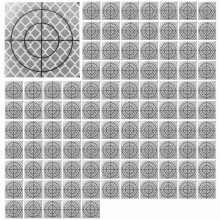 100Pcs Prism Measurement Reflector Sheet Reflective Tape Target Total Station Tunnel Survey 40X40Mm