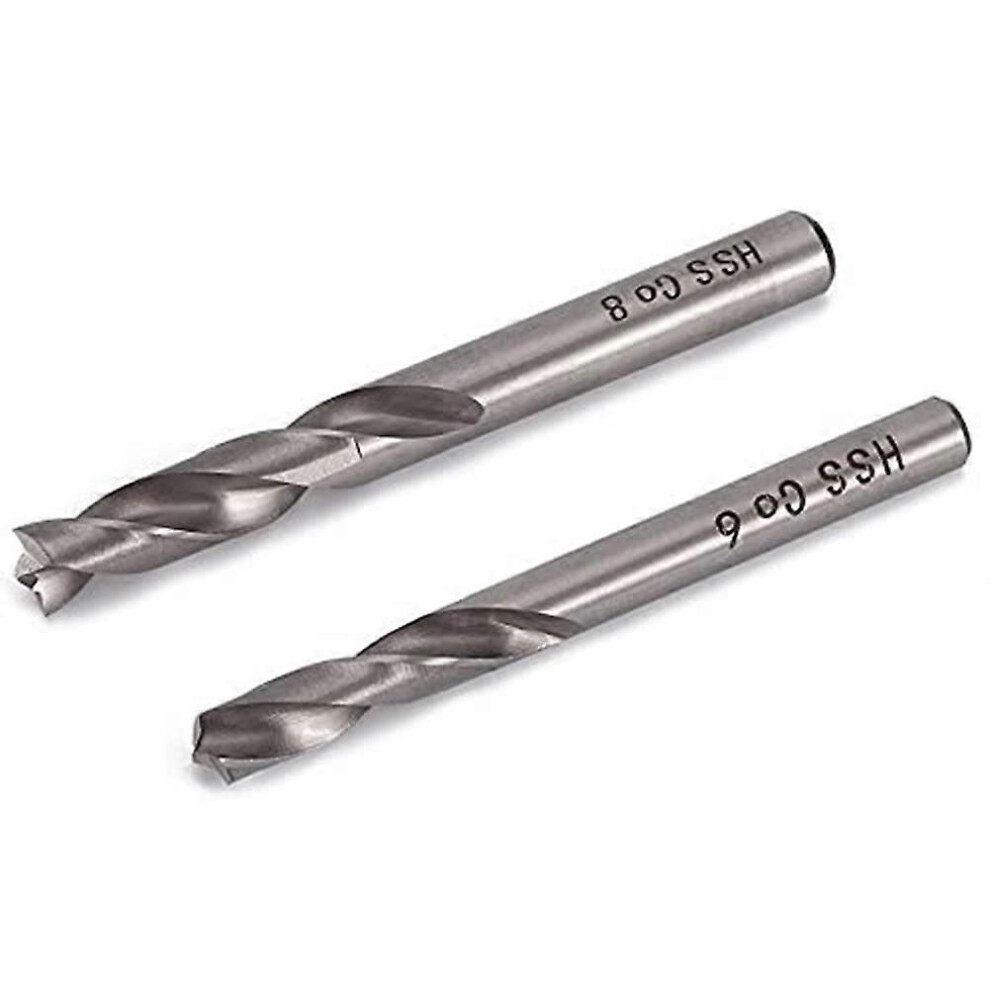2Pcs Spot Weld Drill Bit Set Hss Co Cobalt Spot Welded Cutter Separate Panels Hole Cutting Bits, 6Mm 8370265462953