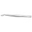5.9" Long Silver Tone Bent Curved Tip Tweezers Forceps Plier Hand Tool 3