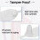 1000 Pcs Plastic Tamper Seals Tags Security Tags Seals Safety Numbered Zip Ties Labels 3