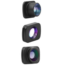 3-In-1 Wide Angle Macro Fisheye Lens Camera Kit for DJI Osmo Pocket/2 Vlog Pocket Handheld Gimbal Le