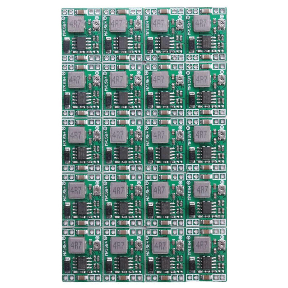 Photos - Other Electrical Equipment 20 Pcs Mini MP1584EN DC-DC Buck Converter Adjustable Power Supply Module 24V to 12V 9V 5V 3V Reduced
