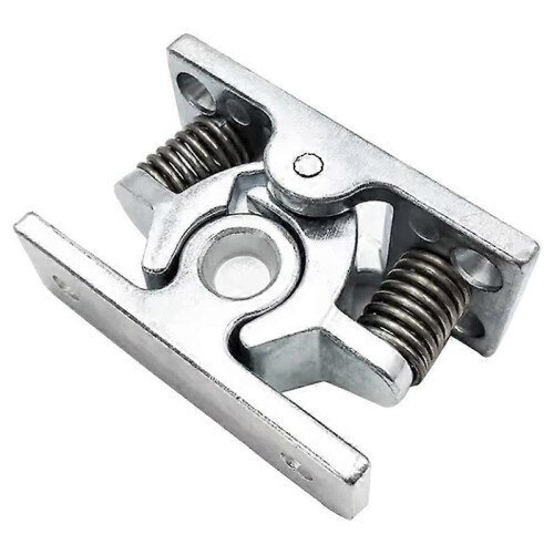 1Pcs Spring Loaded Door Easy Lock Stop Catch Release Clamp Double Roller Catch