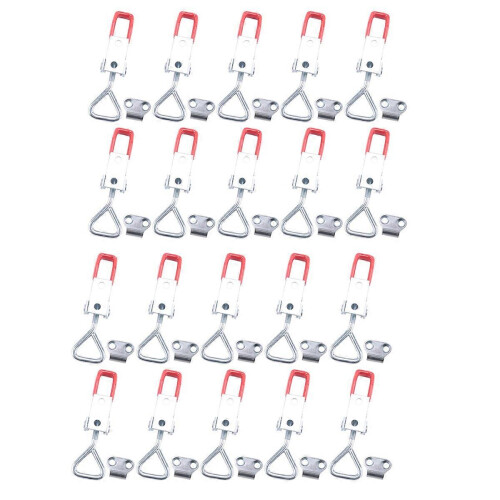 20 Pack Adjustable Toggle Latch Clamp 4001, 330 Lbs Holding Capacity, Heavy Duty Quick Release Pull 2