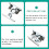 1Pcs Spring Loaded Door Easy Lock Stop Catch Release Clamp Double Roller Catch 5