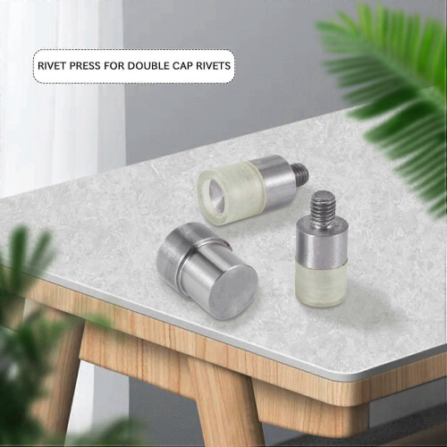 5 Sets Double Caps Rivets Dies(5mm/6mm/8mm/10mm/12mm) 1