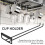 5 Pcs Stemware Wine Glass Storage Rack,Wall Mountable Kitchen Storage Rack ,Black,11 Inch / 30cm 3