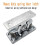 1Pcs Spring Loaded Door Easy Lock Stop Catch Release Clamp Double Roller Catch 4