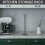 5 Pcs Stemware Wine Glass Storage Rack,Wall Mountable Kitchen Storage Rack ,Black,11 Inch / 30cm 2