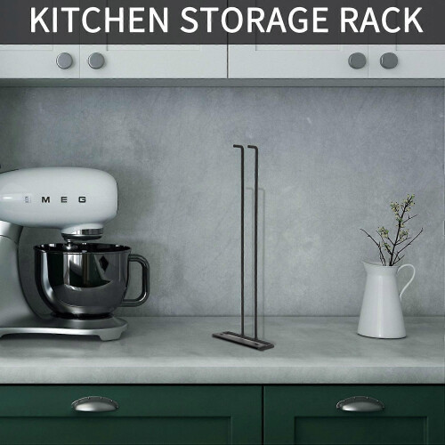 5 Pcs Stemware Wine Glass Storage Rack,Wall Mountable Kitchen Storage Rack ,Black,11 Inch / 30cm 1