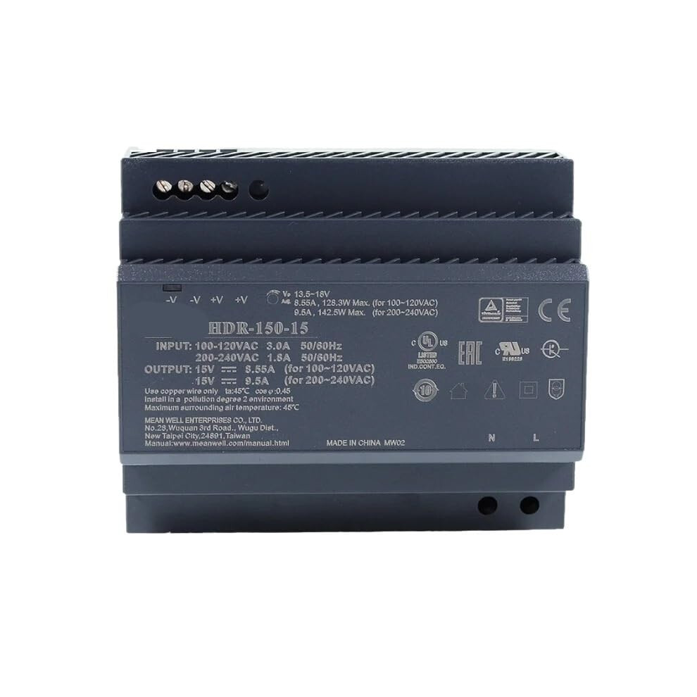 150W Ultra Slim Step Design Din Rail Power Supply Hdr15015 Industrial Mounted 9169991194127