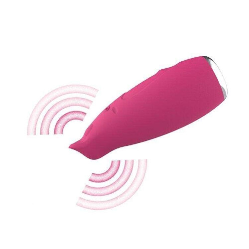 "Bamboo" 10 Speed Silicone G-Spot Massager (Rose Red) 2