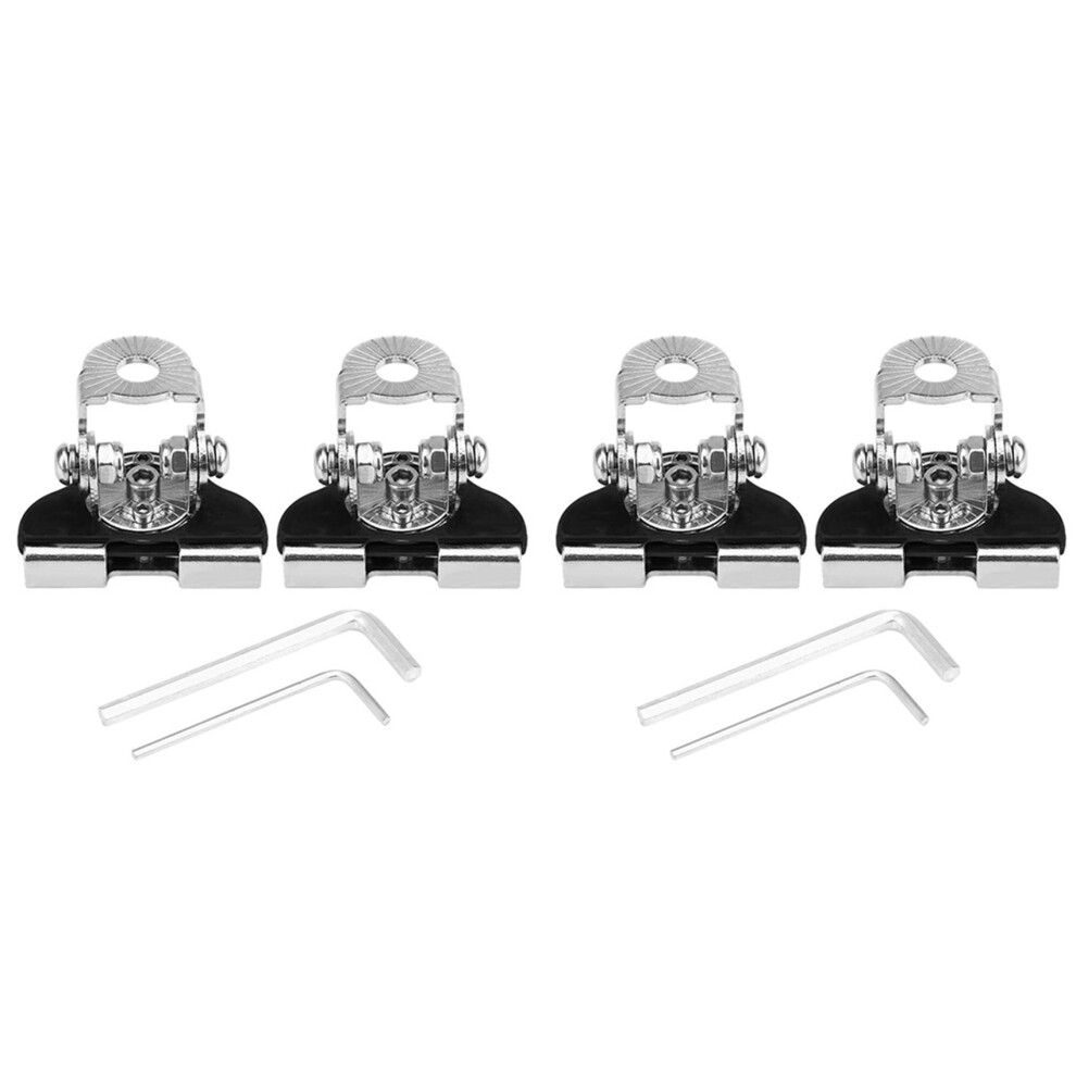 4Pcs Universal Hood Mount Led Bar Mounting Brackets Clamp Pillar Holder Led Work Bar Hood Light 6033495035848
