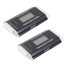 2X Tester Testeador Comprobador de Fuente de Alimentacion para PC