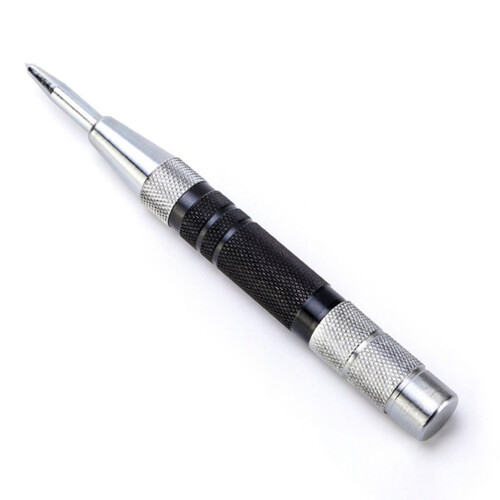 2X Super Strong Automatic Centre Punch and General Automatic Center Punch Adjustable Spring Loaded Metal Drill Tool 1