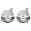 2X Hand Wheel Handle Kit 5V Manual Pulse Generator Cnc Machine Tool Rotary Encoder Electronic Hand Wheel,60mm 1