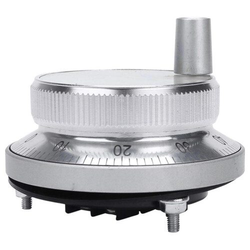 2X Hand Wheel Handle Kit 5V Manual Pulse Generator Cnc Machine Tool Rotary Encoder Electronic Hand Wheel,60mm 2