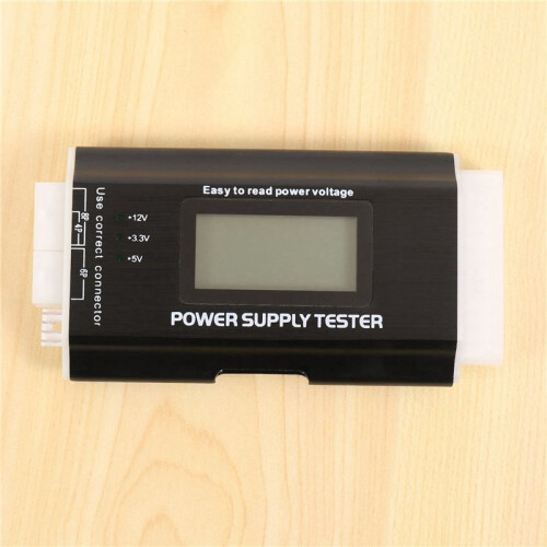 2X Tester Testeador Comprobador de Fuente de Alimentacion para PC 1