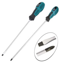 PENGGONG 4Pcs 12 Inch Long Slotted and Phillips Screwdriver Set Magnetic Screwdriver with Rubber Handle