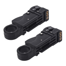 2X Dénudeur de Câble Coaxial à 3 Lames pour Câbles RG58 / 59/62 / 3C / 4C