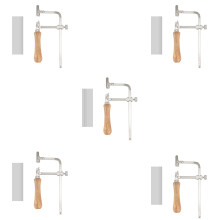 5X Coping Saw Stahlrahmen und 60 Stück Durchmesser 1 mm Drahtsäge, Präzises Schneiden für Holz, Metall, Kunststoff Usw.