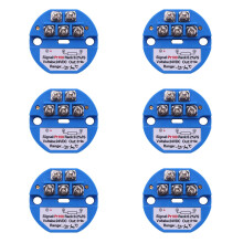 6X RTD PT100 Temperatur Messumformer DC24V Minus 50-100 Grad Ausgang 0-10V