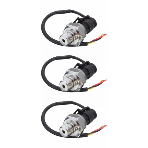 3X Druck Sensor Sensor 5V 0-1.2Mpa Kraftstoff für Gas Wasser Luft