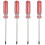 4X Plastic Handle T20 Security Torx Screwdriver Hand Tools 1