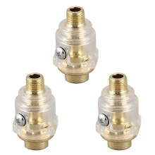 3X Compressed Air Oiler Oil Lubricator 6mm Compressed Air Mist Oil 1/4 inch