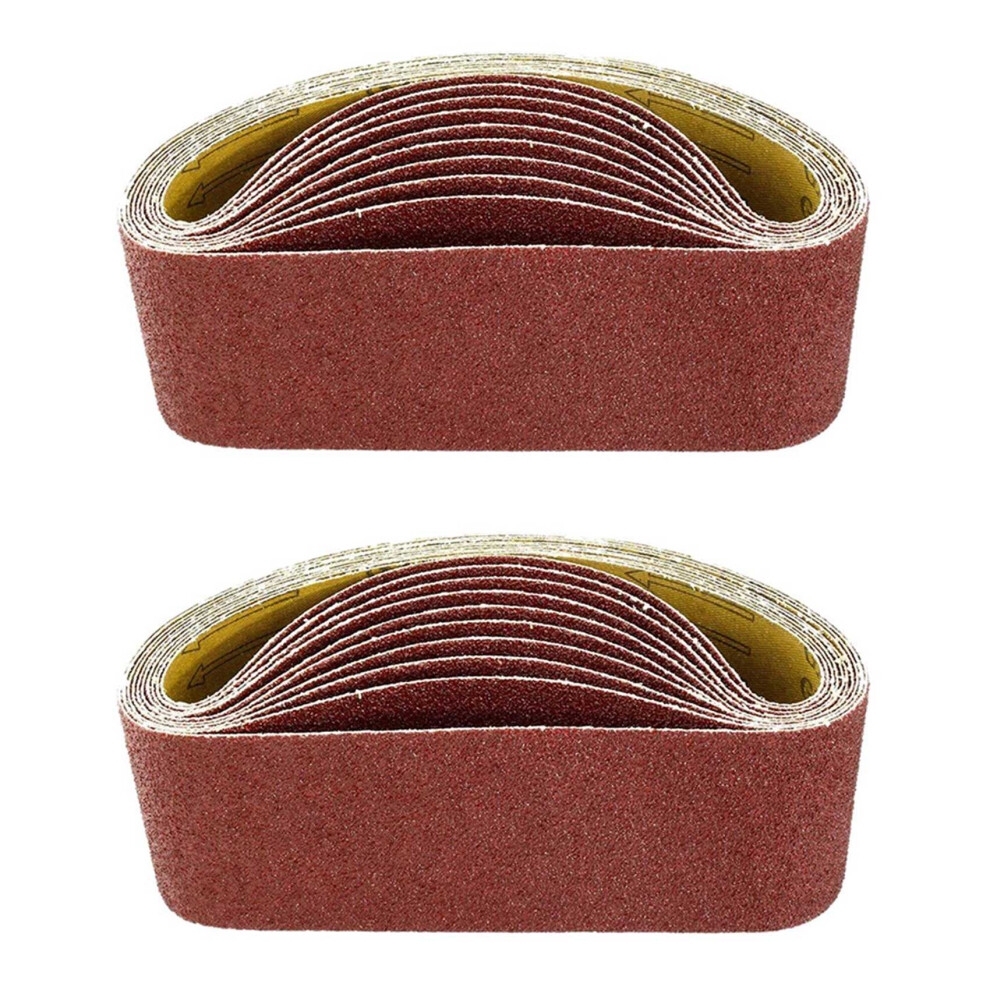 3 X 21Inch Sanding Belts | 240 Grit Aluminum Oxide Sanding Belt | Premium Sandpaper For Portable Belt Sander Â 20 Pack 6033792941972