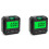 2X  Digital Protractor Inclinometer Electronic Goniometer Level Angle Measurement Meter Finder Level Box Black 1