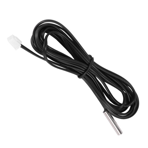 5X 2M NTC Thermistor Temperature Sensor Waterproof Probe Wire 10 K 1% 3950 Black 2
